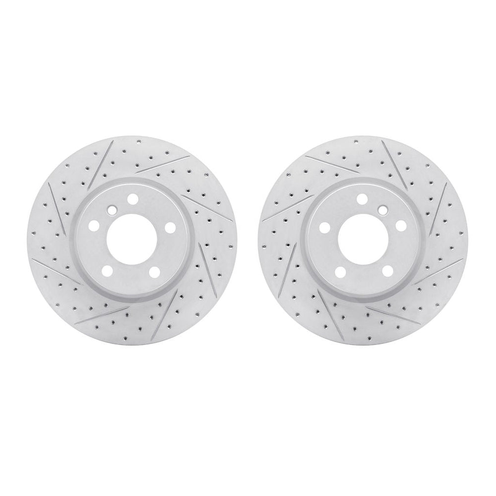 DFC 11-18 BMW X3 Front Drilled & Slotted Geoperformance Rotors