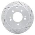 R1 10-13 Kia Soul Rear Right Drilled & Slotted Geoperformance Rotor
