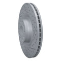 R1 01-03 Audi S8 Front Right Drilled & Slotted Geoperformance Rotor