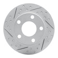 R1 96-08 Audi A4 (USA/Canada) Rear Left Drilled & Slotted Geo-Carbon Rotor