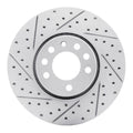 R1 03-11 Cadillac Bls (Mexico) Front Left Drilled & Slotted Geoperformance Rotor