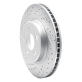 R1 97-04 Porsche Boxster Front Left Drilled & Slotted Geoperformance Rotor