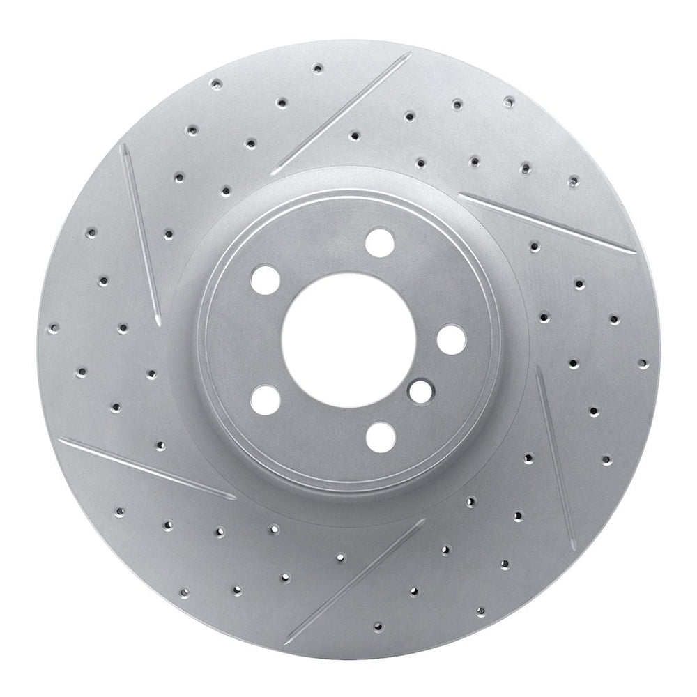 DFC 10-12 Land Rover Range Rover Front Drill/Slot Geoperf Rotors Euro 5000 Ceramic Pads w/Hardware