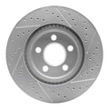 R1 97-04 Porsche Boxster Front Left Drilled & Slotted Geoperformance Rotor