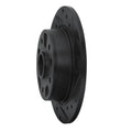 R1 88-92 Ford Probe Rear Right Drilled & Slotted Black Brake Rotor