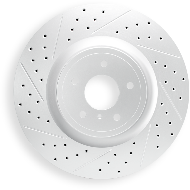 R1 06-12 Workhorse W42 (9 Rear Right Drilled & Slotted Geoperformance Rotor