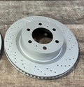 R1 24-25 Toyota Tacoma Front Left Drilled & Slotted Geoperformance Rotor