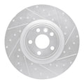 R1 18-20 Jaguar E-Pace Front Right Drilled & Slotted Geoperformance Rotor