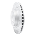R1 12-21 Tesla Model X Front Left Drilled & Slotted Geoperformance Rotor