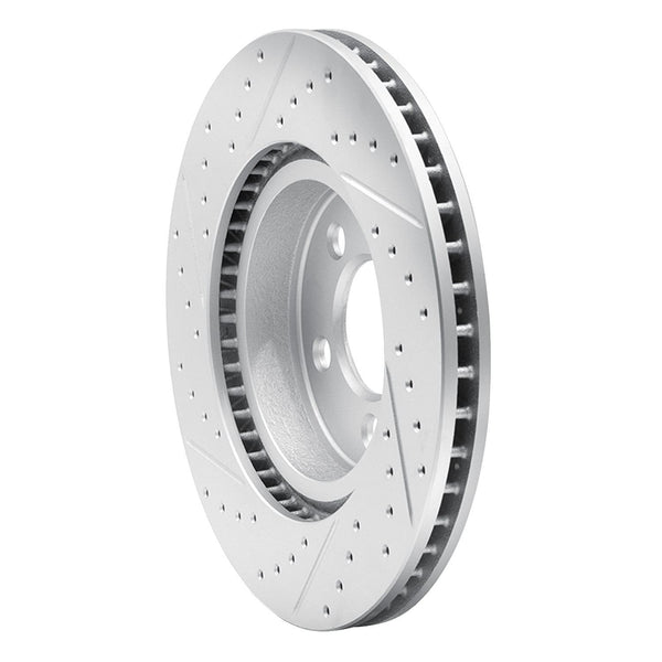 R1 97-05 Acura Nsx Front Right Drilled & Slotted Geoperformance Rotor