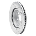 R1 97-05 Acura Nsx Front Right Drilled & Slotted Geoperformance Rotor