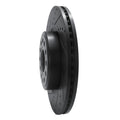 R1 19-25 Ram 1500 Front Left Drilled & Slotted Black Brake Rotor