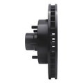 R1 69-96 Buick Estate Wagon Front Right Drilled & Slotted Black Brake Rotor