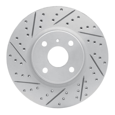 R1 16-25 Mazda MX-5 Miata Front Left Drilled & Slotted Geoperformance Rotor