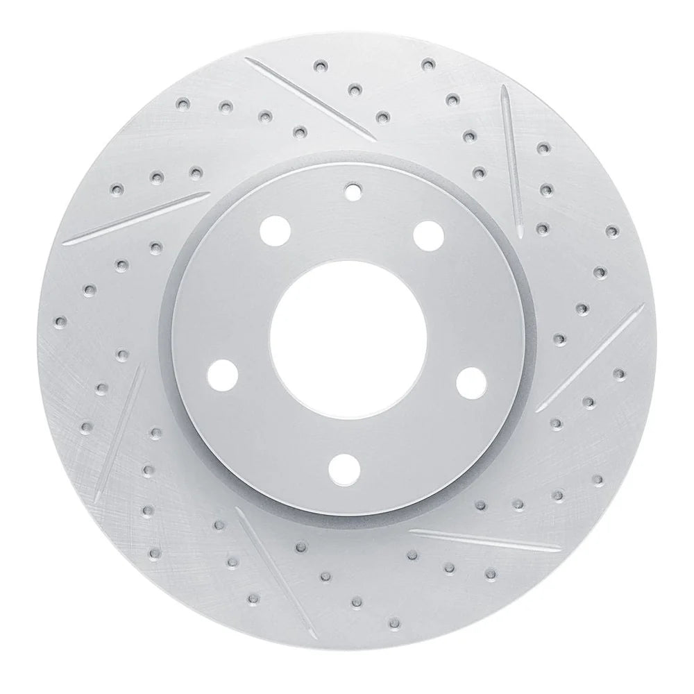 DFC 17-25 Alfa Romeo Giulia Front Drilled & Slotted Geoperformance Rotors