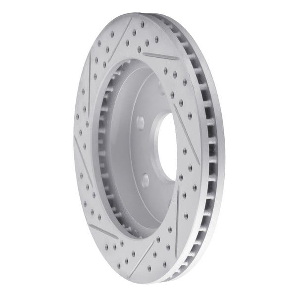 R1 01-04 Honda Passport Front Right Drilled & Slotted Geoperformance Rotor