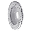 R1 01-04 Honda Passport Front Right Drilled & Slotted Geoperformance Rotor