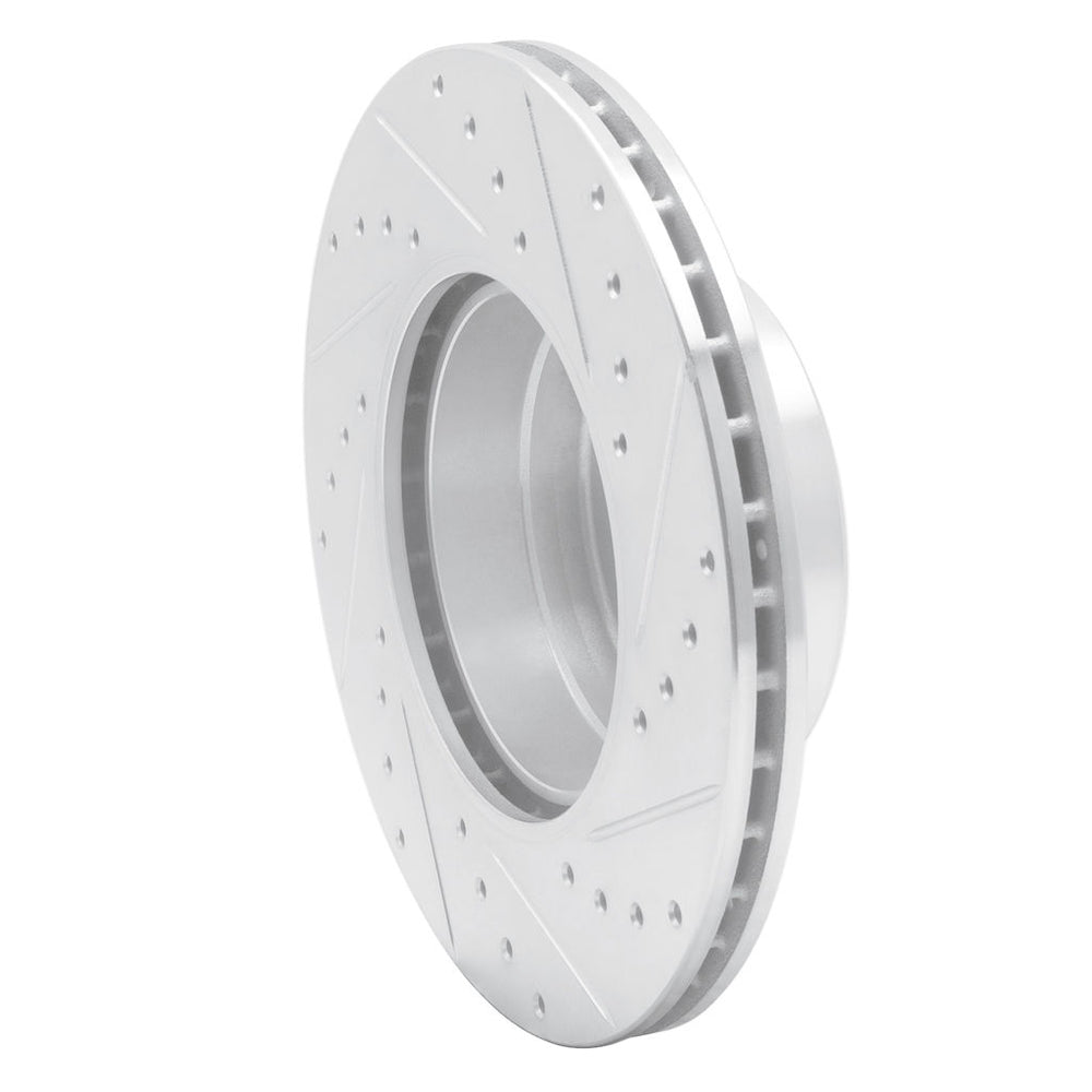 R1 96-03 BMW 525I (USA/Canada) Front Left Drilled & Slotted Silver Brake Rotor