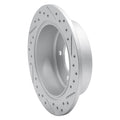 R1 07-17 Chrysler Sebring Rear Left Drilled & Slotted Geo-Carbon Rotor