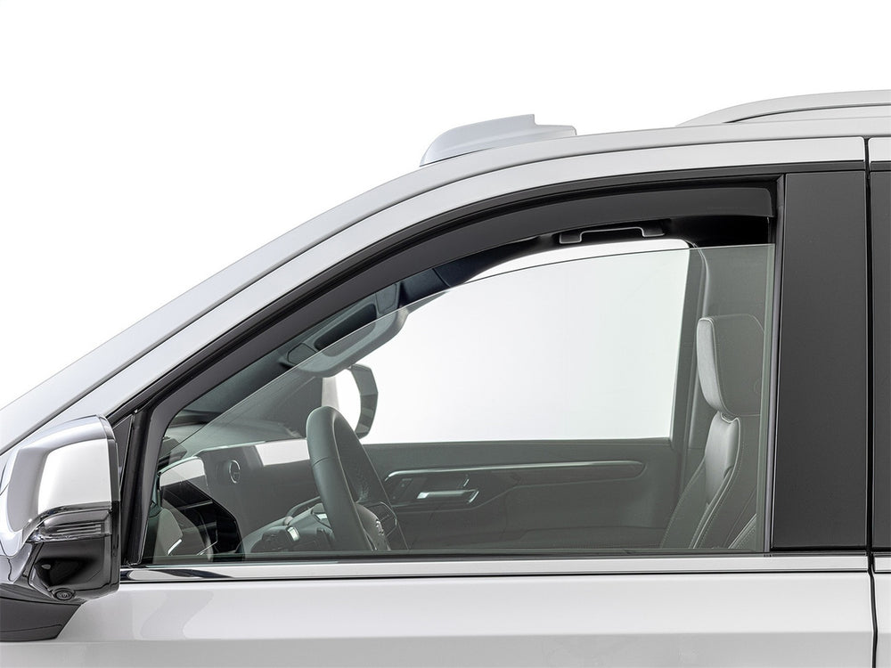 WeatherTech Matte Black Front Side Window Deflectors Fits -23-26 Cadillac Chevrolet GMC - 801010IMB