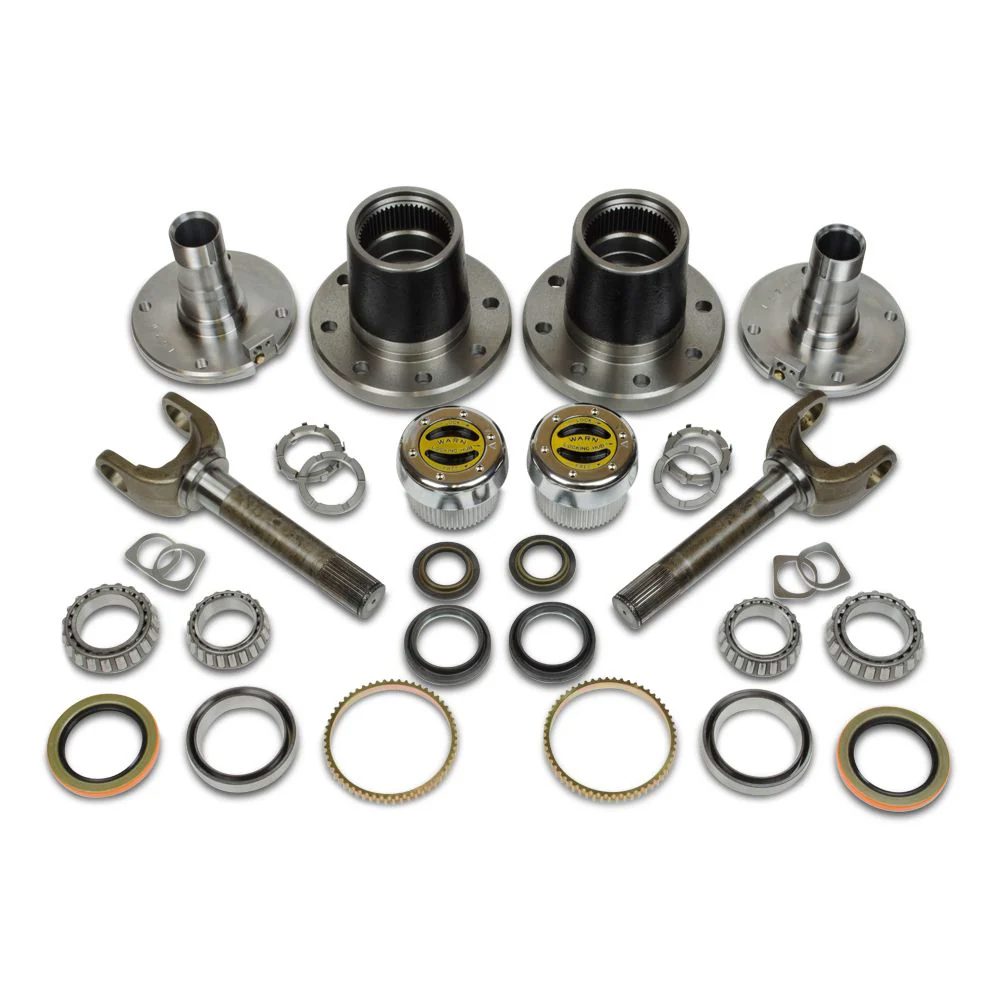 Dynatrac Free-Spin Kit 1999-04 Ford F250 F350 w Warn Hubs Coarse Studs DTFO60-3X1104-A