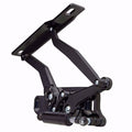 1966-1967 GTO Hood Hinge Kit - Solid Frame - Fiberglass - Black