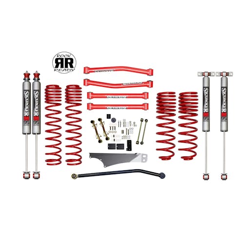 JK 2DR 5" RED KIT W/M95