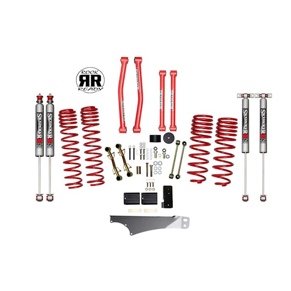 JK 4DR 2.5"RED KT W/ADXM2.0