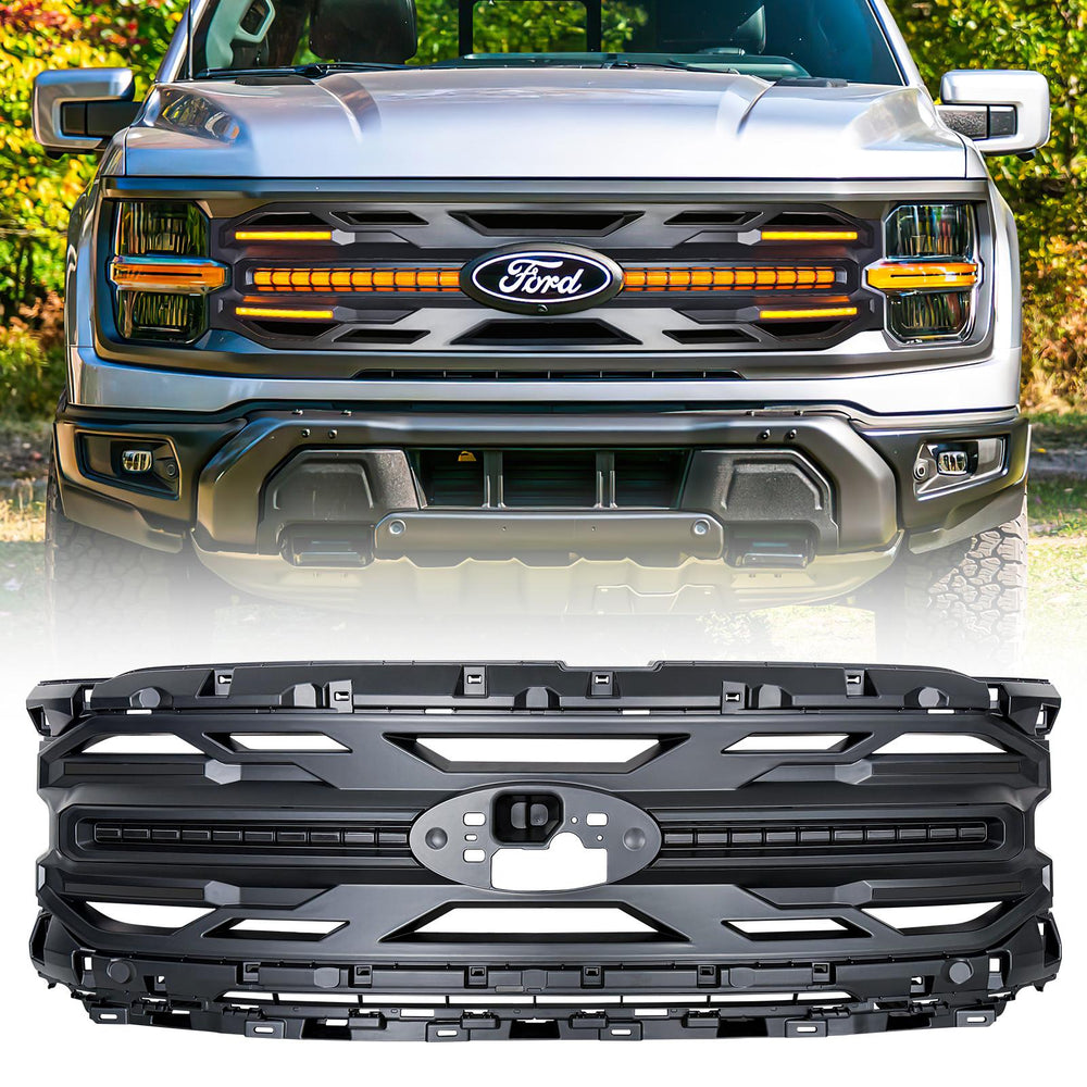 ARMOR GRILLE SMOKED DRL AMBER LIGHT