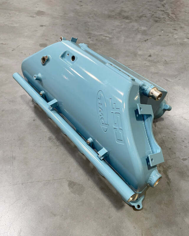 CSF BMW M2/M3/M4 S58 (G8X) Charge-Air Cooler Manifold - Snow Blue