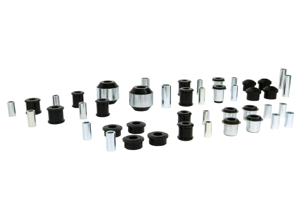 Sway bar - 30mm X heavy duty 1 Sway Bar 10 Bushings 2 Tubes 2 Plates 2 Saddles 2 Bolts 8 Washers 2 Nuts Grease