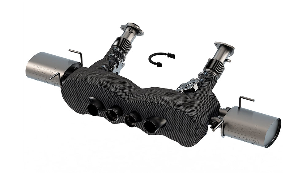Borla 23-26 Chevrolet Corvette C8 Z06 5.5L V8 AT 3in ATAK Exhaust (Reuse OE Tips)