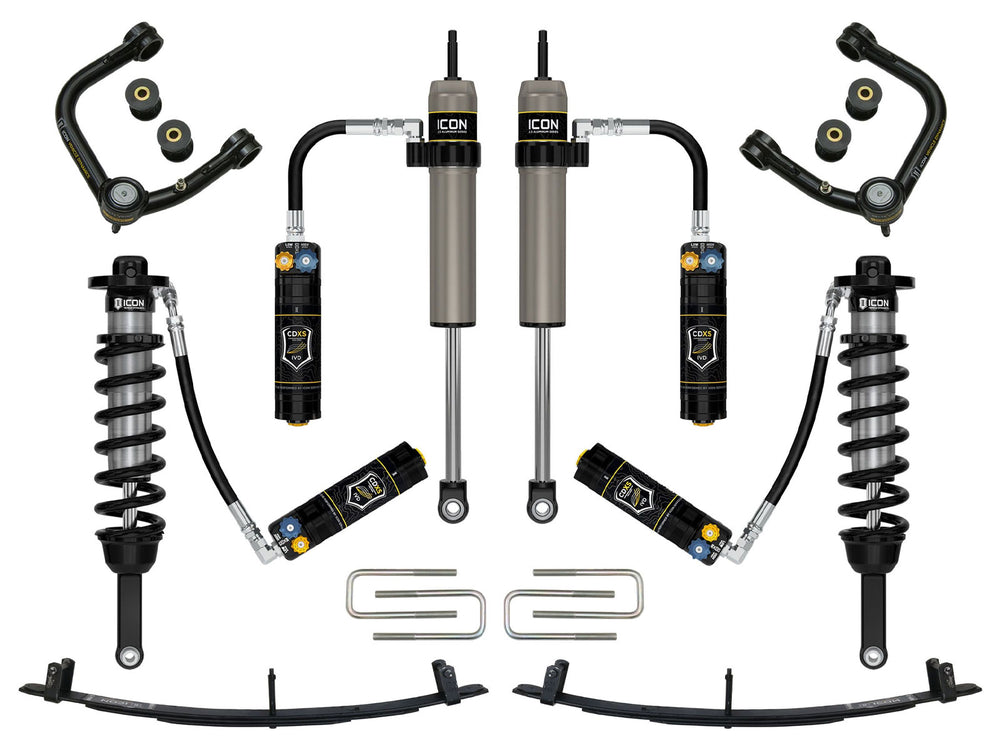 ICON 05-15 Toyota Tacoma 0-3.5in/2016+ Toyota Tacoma 0-2.75in Stg 6 Suspension System w/Tubular Uca