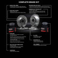 R1 07-22 Lexus LX570 Front & Rear Drill/Slot Silver Rotors w/Off-Road/Tow Pads