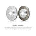 R1 94-97 Buick Park Avenue Front Drill/Slot Silver Rotors w/Optimum Pads