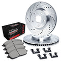 R1 82-89 American Motors Eagle Front Drill/Slot Silver Rotors w/Off-Road/Tow Pads