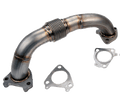 Wehrli Driver Up Pipe w Gaskets (Single or Twin Turbo) 2in 01-16 Duramax Stainless Stainless 100652
