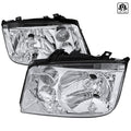 HEADLIGHTS CHROME WITHOUT FOG LIGHTS HB5 LOW BEAM- NO BULBS INCLUDED