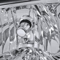 HEADLIGHTS CHROME WITHOUT FOG LIGHTS HB5 LOW BEAM- NO BULBS INCLUDED