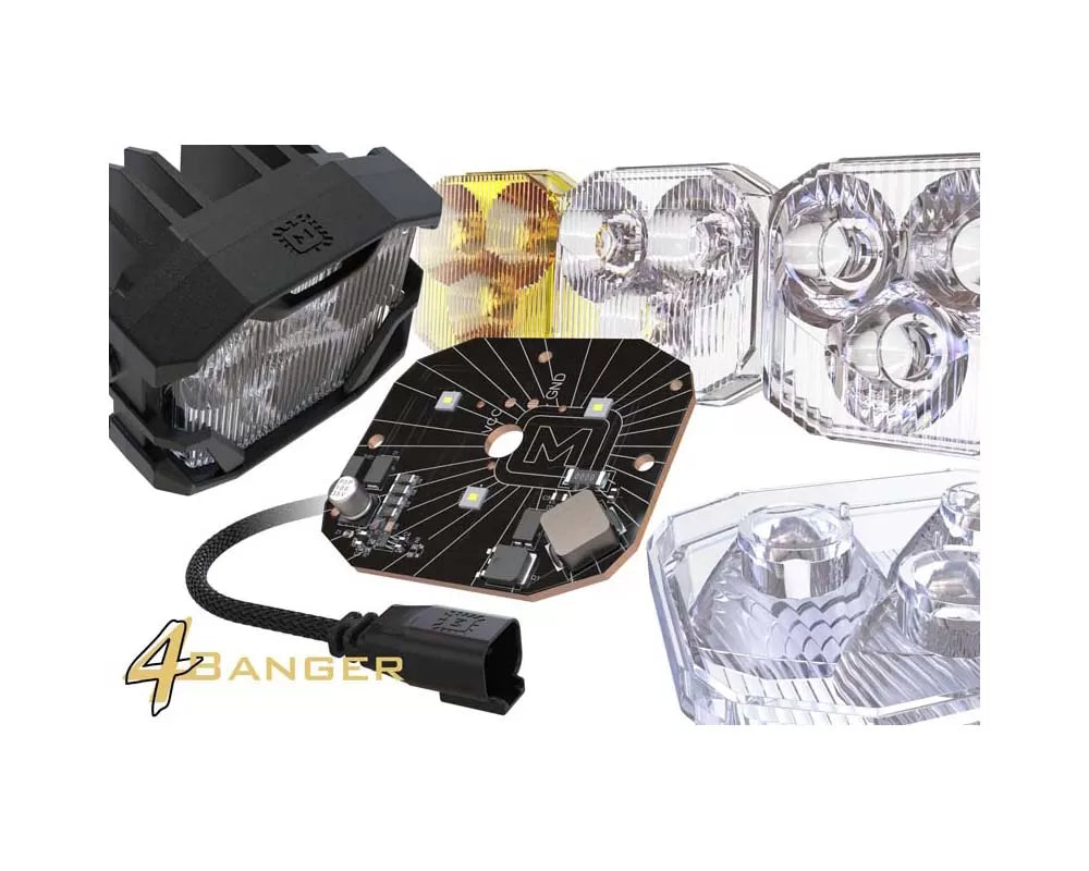 MORIMOTO 4BANGER DITCH LIGHT KIT: 0