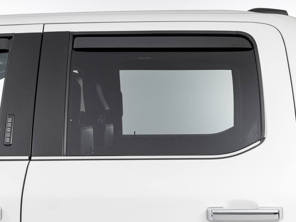 WeatherTech Matte Black Rear Side Window Deflectors Fits -22-26 Taos - 811044IMB