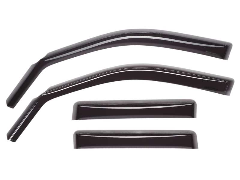 WeatherTech Matte Black Front Rear Side Window Deflectors Fits -21-25 Grand cherokee L - 841048IMB