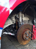 DNA Racing front sway bar tie rods on uniball