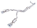 AWE 2021+ Chevy Tahoe/GM Yukon 6.2L 0FG Edition Cat Back Exhaust - Quad Chrome Silver Tips