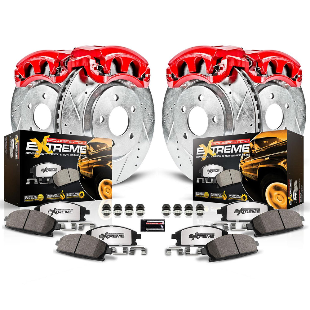 Power Stop Z23 COATED KIT W/ PC CALS CPC2164A-23
