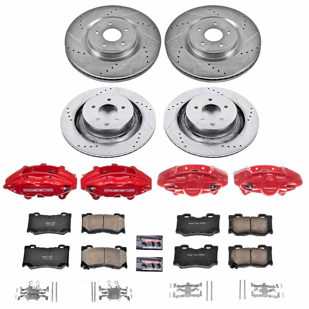 Power Stop Z23 COATED KIT W/ AS CALS CPR4138A-23
