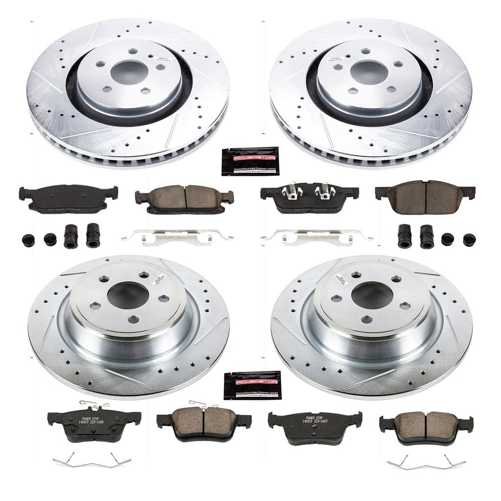 Power Stop Z23 COATED KIT W/ AS CALS CPR7231-23