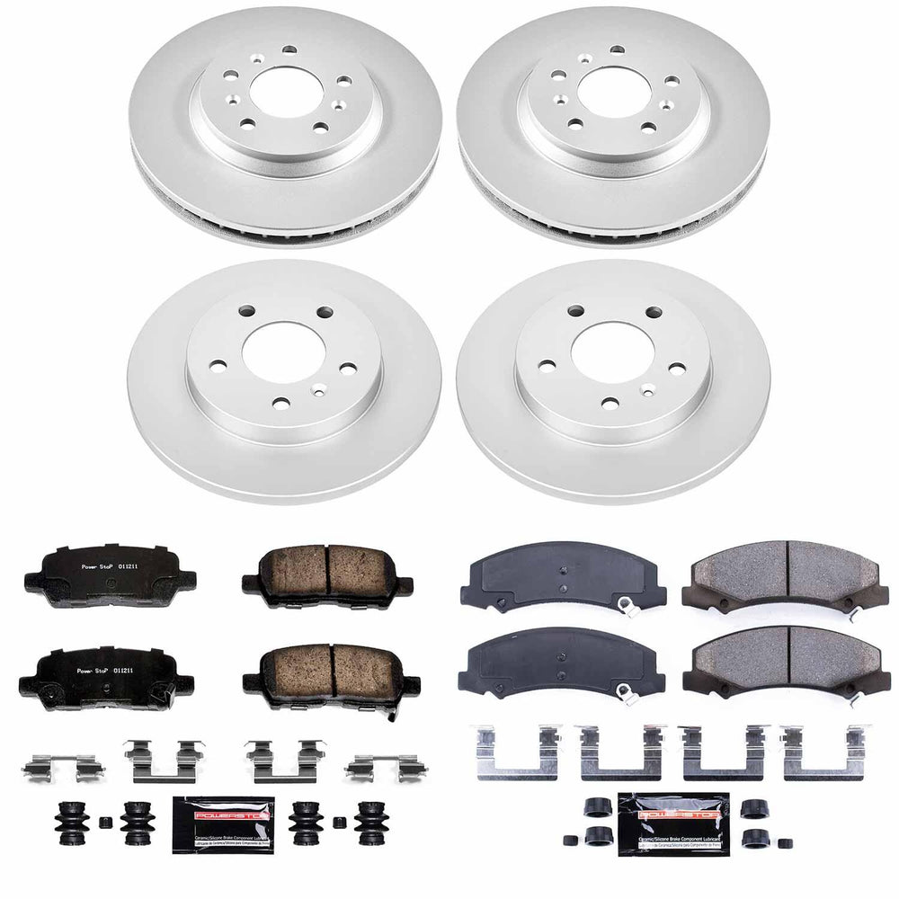Power Stop Z23 COATED KIT W/ PC CALS CPC5504-23