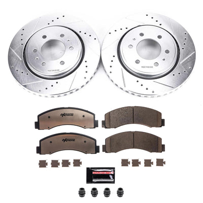 Power Stop Z36 COATED KIT W/ PC CALS CPC3167A-36