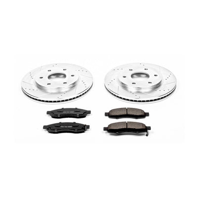 Power Stop Z23 COATED KIT W/ AS CALS CPR2443-23